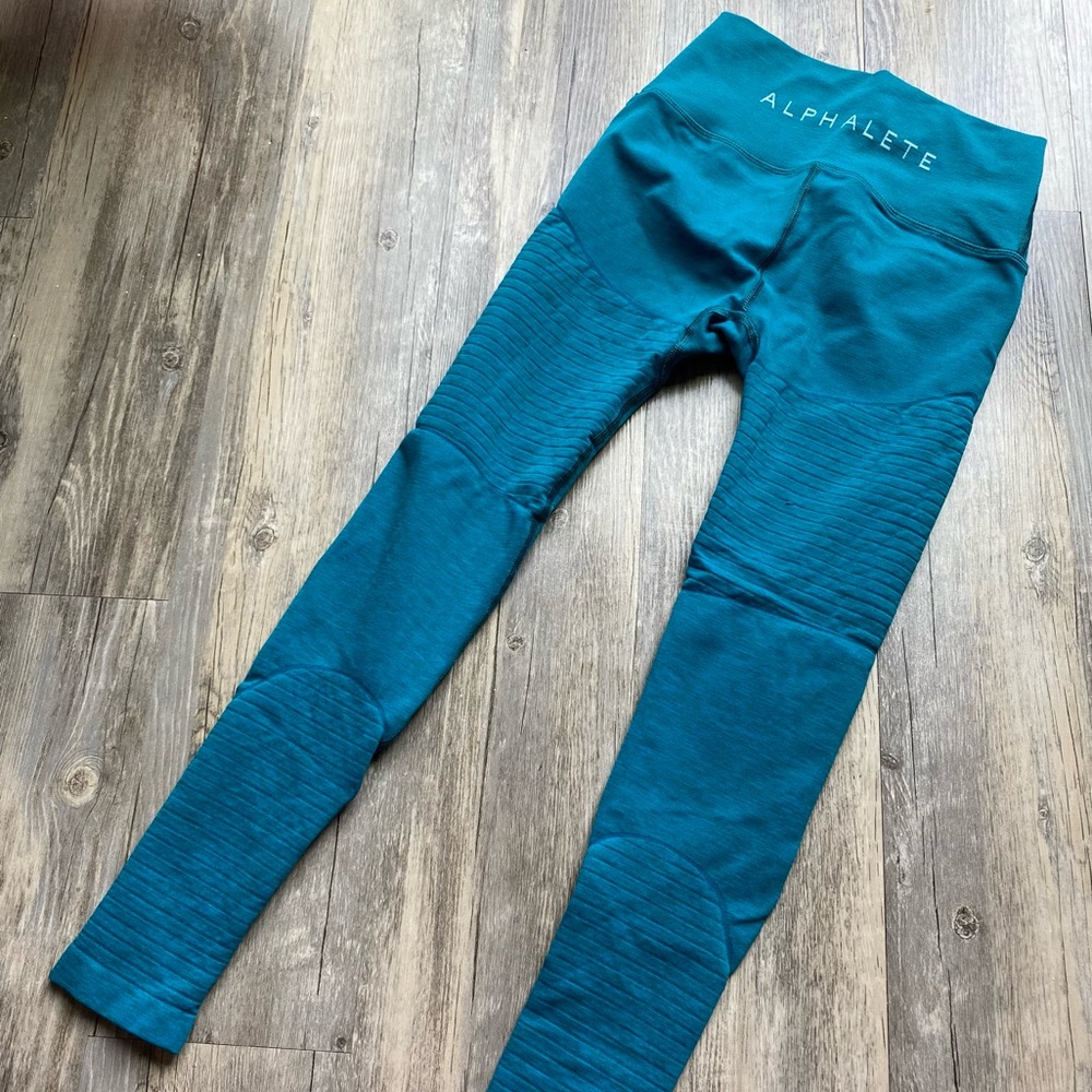 Turquoise Alphalete Leggings